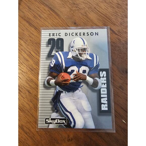 Eric Dickerson 1992 Skybox Primetime #213 - LA Raiders - NFL - Fresh Pull - Picture 1 of 2